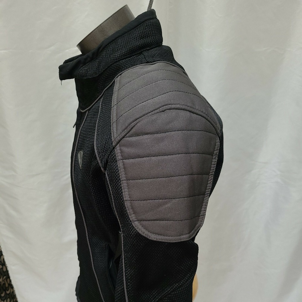Himalaya Motor Bike Wear Mens Motorcycle Jacket Size Small Black Night Vision - Picture 4 of 11